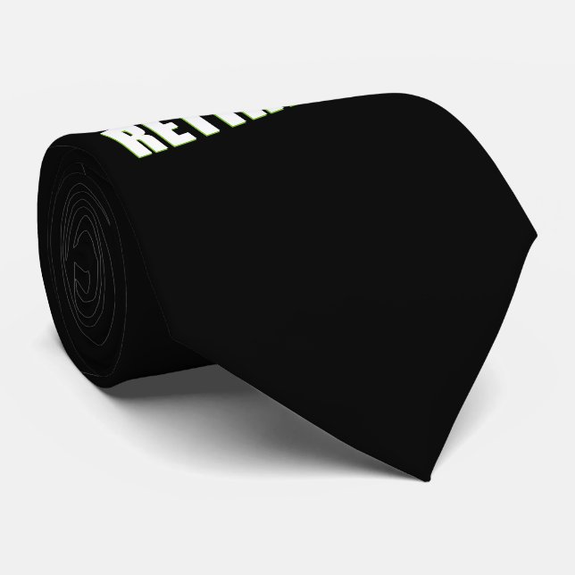 Gravata A legenda aposentou-se (Rolled)