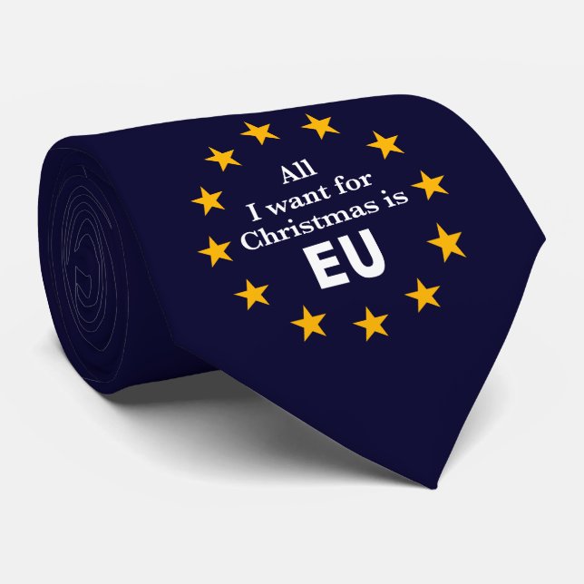 Gravata A mensagem toda que do divertimento BREXIT eu (Rolled)