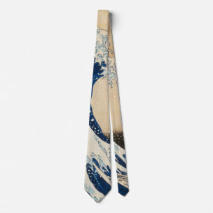 Gravata A onda de Excelentes de Kanagawa por Hokusai