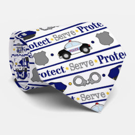 Gravata A polícia do divertimento modela o laço do