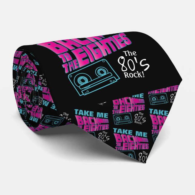 Gravata A rocha anos 80 (Rolled)