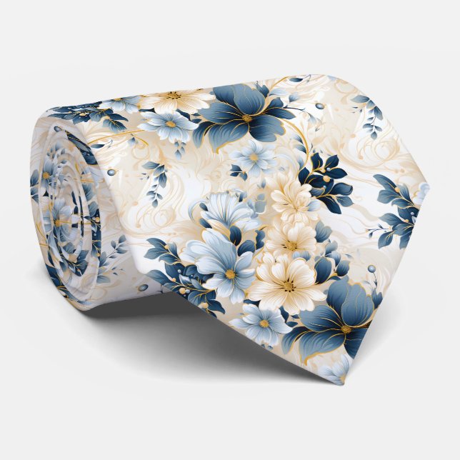 Gravata A Wedding Floral Series Design 12 (Rolled)