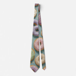 Gravata A Whimsical Pastel Donut Dream