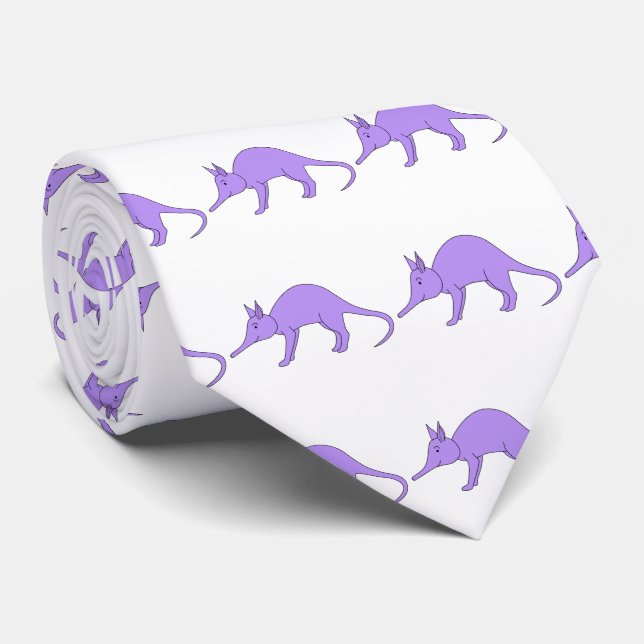 Gravata Aardvark Roxo (Rolled)