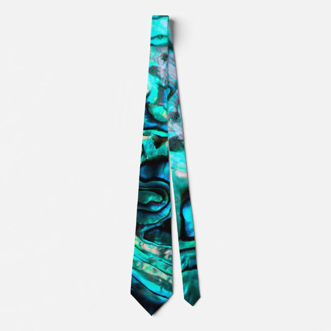 Gravata Abalone turquoise Neck Tie (Frente)