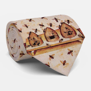 GRAVATA ABELHA DE MEL MEDIEVAL, APICULTURA, MINIATURA DE A