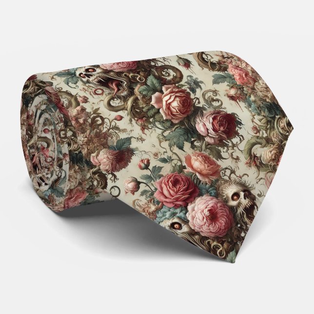 Gravata Aberração Barroca - Vitoriano Gótico (Rolled)