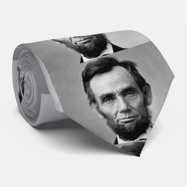 Gravata Abraham Lincoln Presidente dos Estados Unidos (Rolled)