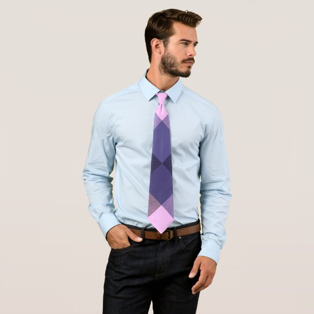 Gravata Abstração Geométrica Quadrada 14 (In Situ)