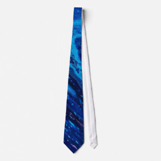 Gravata Abstract blue galaxy