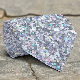 Gravata Abstract Elegant Colorful Glitter Texture