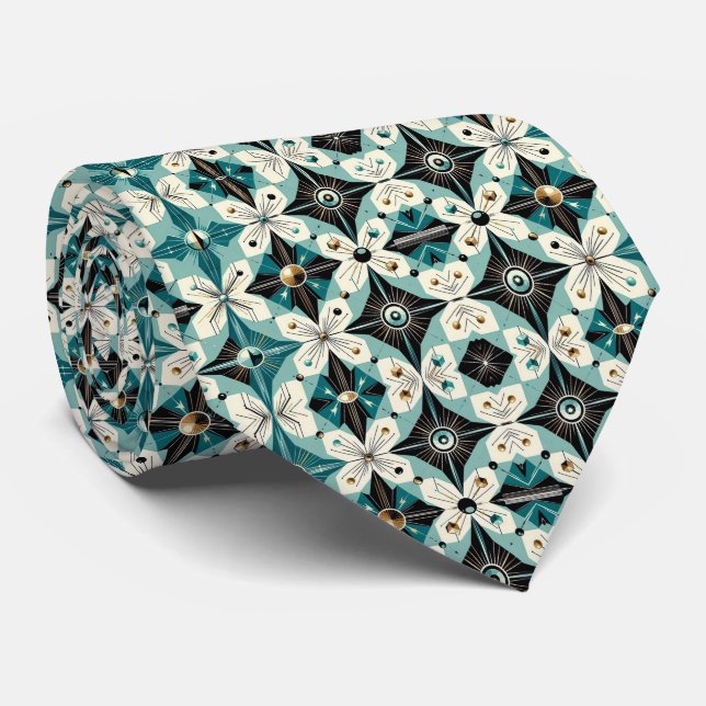 Gravata Abstract Mid Century Modern Starburst DIamond (Rolled)