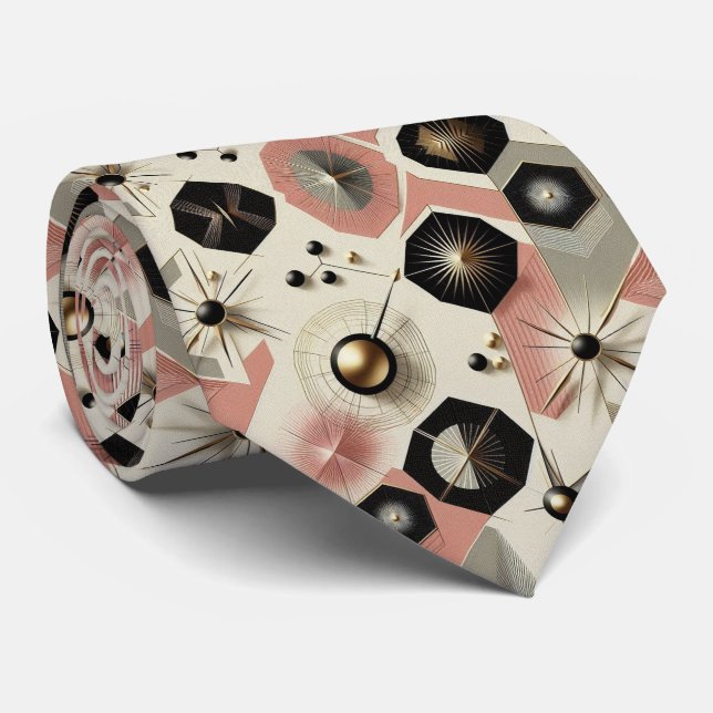 Gravata Abstract Mid Century Modern Starburst DIamond (Rolled)