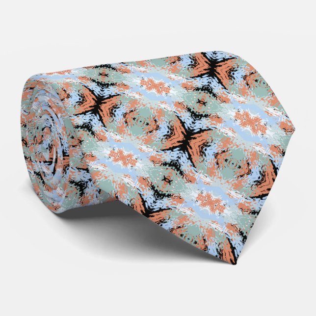 Gravata Abstract Split Ends Pattern With Pastel Colors Art (Rolled)