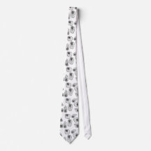 Abstrato Amoba Tie