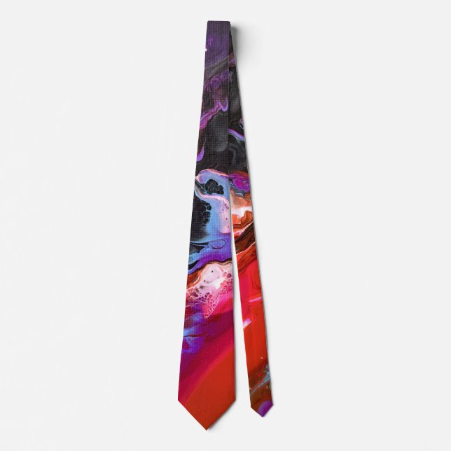 Gravata Abstrato Art Unique Men's Necktie (Frente)