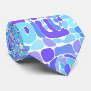 Gravata Abstrato Blobs Funky