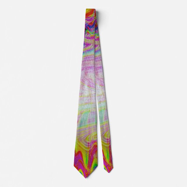Gravata Abstrato Chaos Tie (Frente)