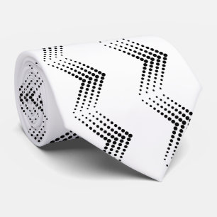 Gravata Abstrato Chevron de ziguezag duplo de meia tonalid