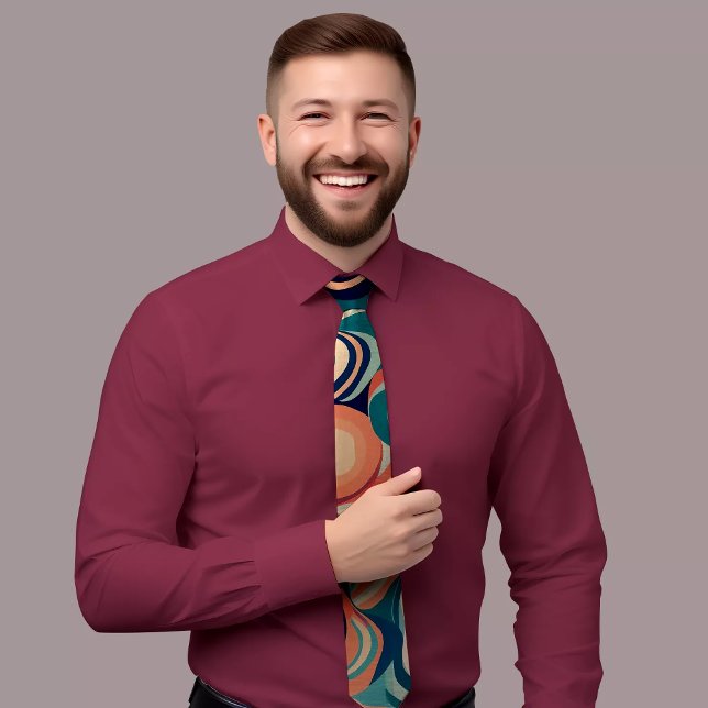 Gravata Abstrato Círculo (Criador carregado)