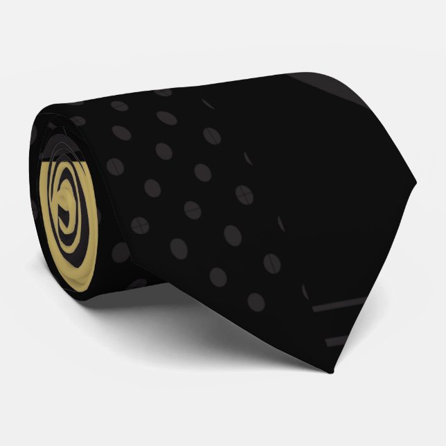 Gravata Abstrato colorido (Rolled)