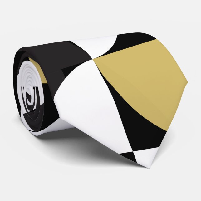 Gravata Abstrato colorido (Rolled)