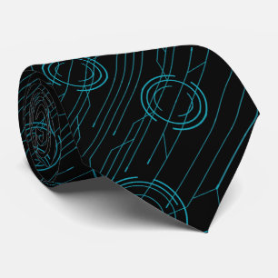 Gravata Abstrato Cyber Neck Tie