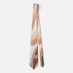 Gravata Abstrato de estampa animal