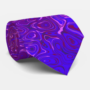 Gravata Abstrato de Necktie Roxo Psíquico