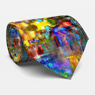 Gravata abstrato de tendências modernas