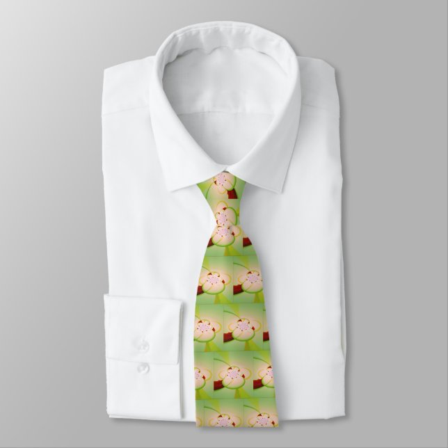 Gravata Abstrato Kaleidoscope Green Tie (Amarrado)