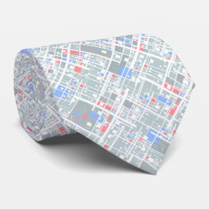Gravata Abstrato moderno geométrico.