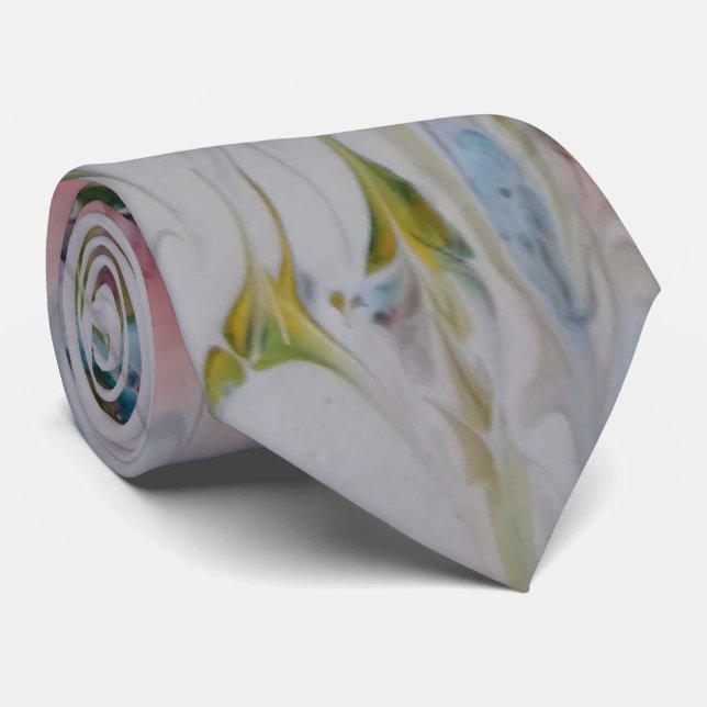 Gravata Abstrato oral (Rolled)