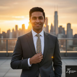 Gravata Abstrato pharaonic art Neck