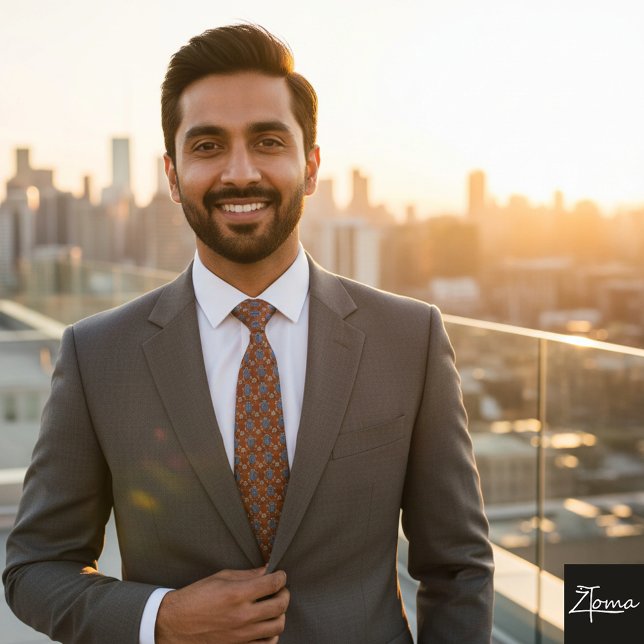 Gravata Abstrato pharaonic art Neck (Criador carregado)