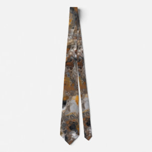 Gravata Abstrato Rock Formation Pattern Tie
