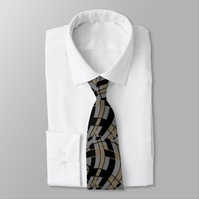 Gravata Abstrato Sports Tie (Amarrado)
