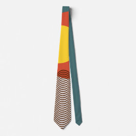 Gravata Abstrato Sundown Neck Tie