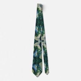 Gravata Abstrato Verde Tie