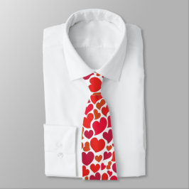 Gravata Abundant Heart Design Neck Tie