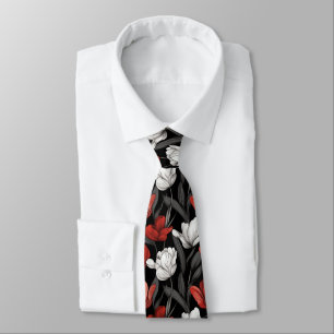 Gravata Acessórios Masculinos Lindos Flor Tulipa