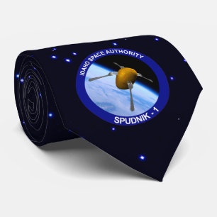 Gravata Adesivo de Missão do Satélite Idaho Spudnik