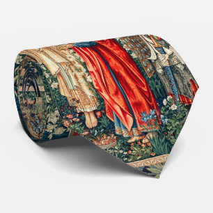 Gravata ADORAÇÃO DE MAGI Morris, Natal Burne-Jones