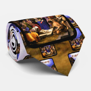 Gravata Adoração dos pastores - Bronzino - italiano