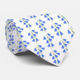 Gravata Adorável Bluebells White Necktie