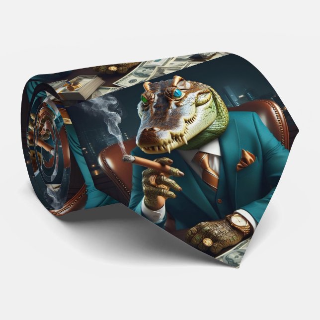 Gravata Advogado Funny Advogado Empresário CEO (Rolled)