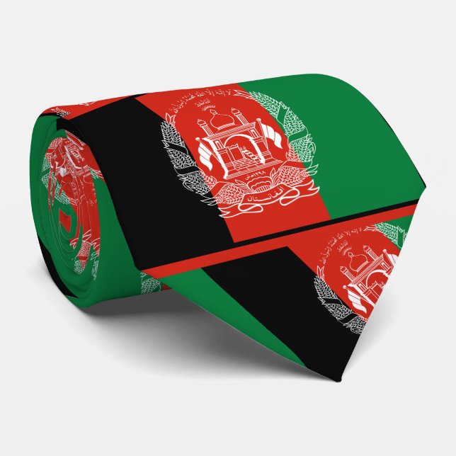 Gravata Afghan Flag, Flag of Afghanistan (Rolled)