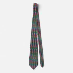 Gravata África do Sul Bandeira Honeycomb Tie