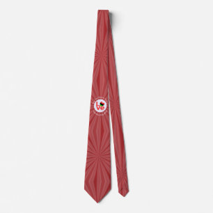 Gravata African American Red Letters LOVE Flag Personalize