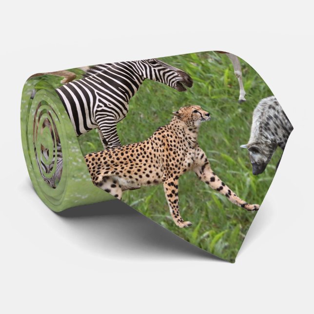 Gravata African Animals (Rolled)